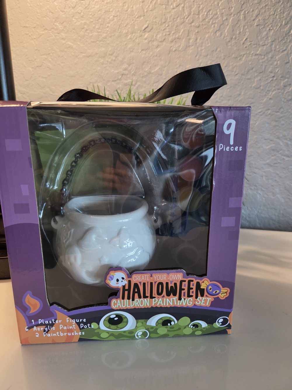 Halloween Create-Your-Own Cauldron Painting Set